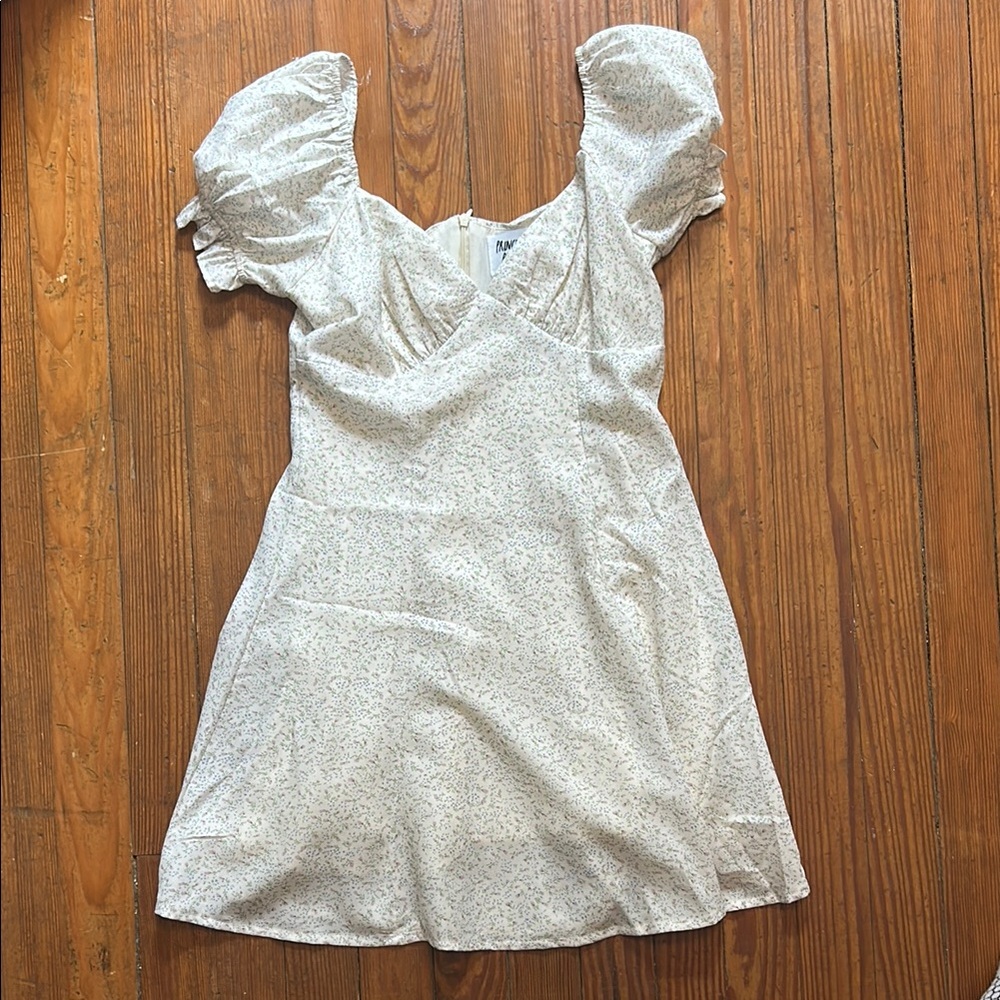 Princess Polly Cream Puff Sleeve Sundress